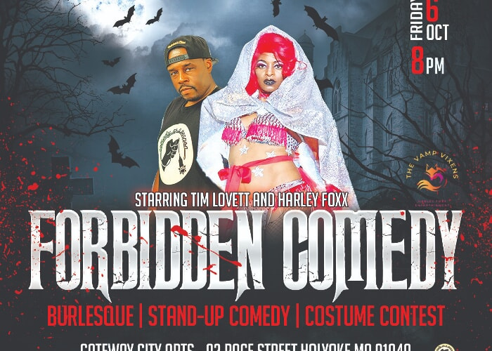 Forbidden Comedy Halloween Hotties And Haunted Hilarities Western Mass Arts Events