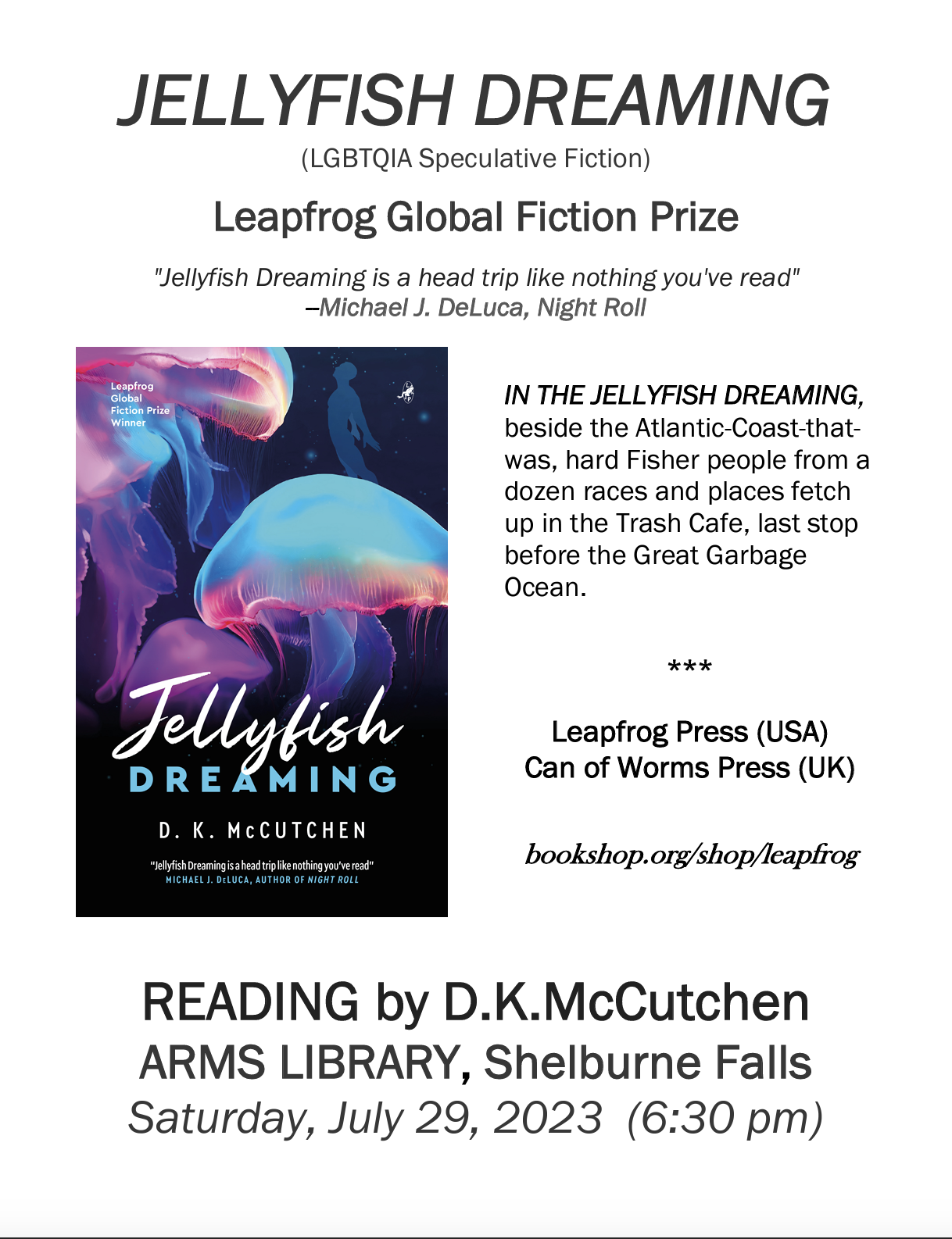 LGBTQIA Speculative Fiction Reading